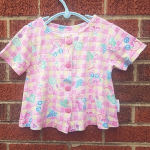 Healthtex Vintage fruit button top toddler 3t